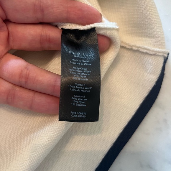 NWOT Rag and Bone Ella Zip Front Top - Picture 13 of 14
